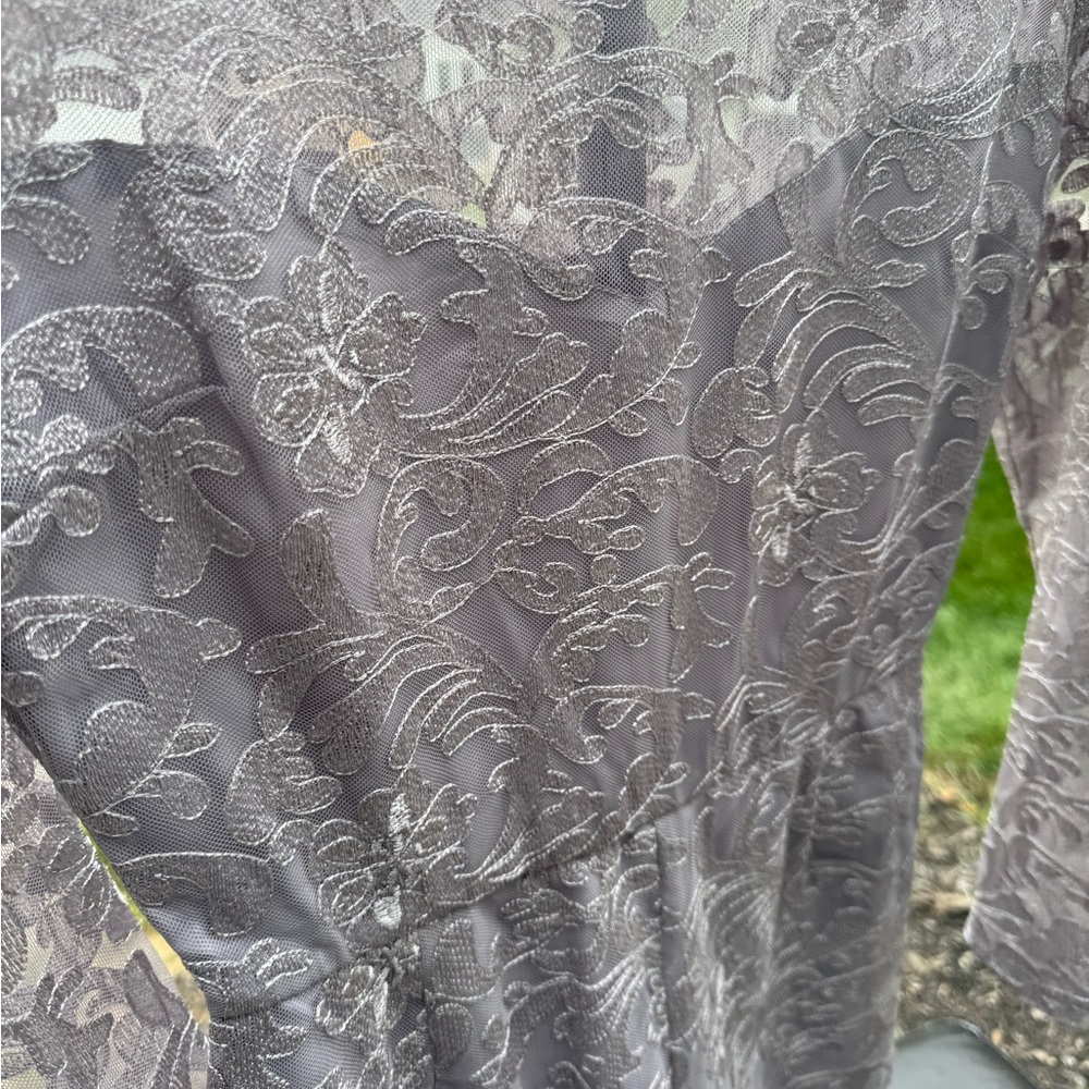 BB Dakota Gray Lace Wedding Dress